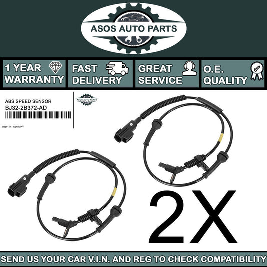 2X FRONT ABS SPEED SENSOR Fits LAND ROVER RANGE ROVER EVOQUE CONVERTIBLE L538