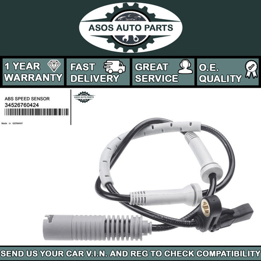 FRONT ABS SPEED SENSOR Fits BMW 3 SERIES E90 E91 E92 E93 34526760424