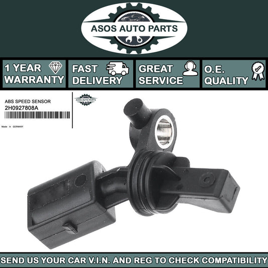 REAR RIGHT ABS SPEED SENSOR Fits VW Amarok 2010-ON 2.0 3.0 2H0927808A
