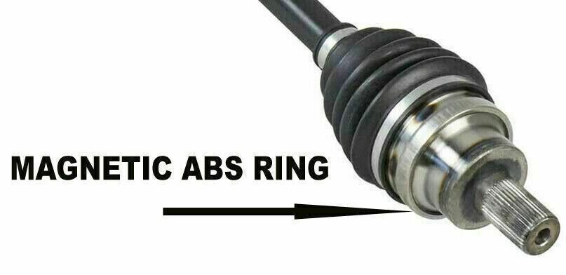 2X ABS MAGNETIC PICK UP RING FITS VOLVO XC60 XC70 REAR