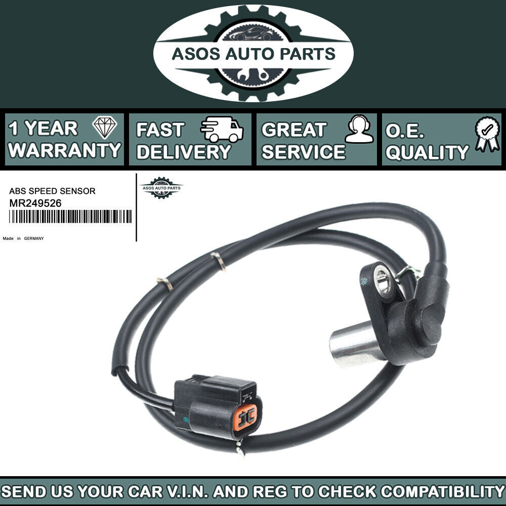 REAR LEFT ABS SPEED SENSOR Fits MITSUBISHI LANCER EVO 2.0 V VI MR249526