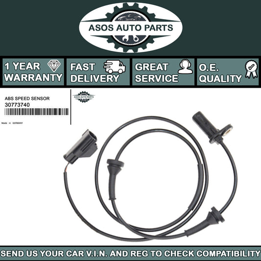 FRONT RIGHT ABS SPEED SENSOR Fits VOLVO S60 S80 V70 XC70 CROSS COUNTRY 30773740