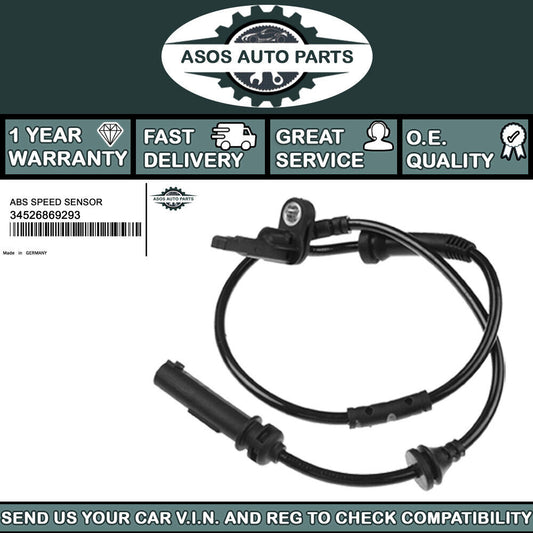 REAR ABS SPEED SENSOR Fits BMW X3 X4 F25 F26 sDrive xDRIVE 34526869293