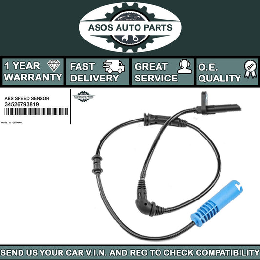 FRONT ABS SPEED SENSOR Fits MINI R56 R55 R57 R58 R59 1.4 1.6 2.0 34526793819