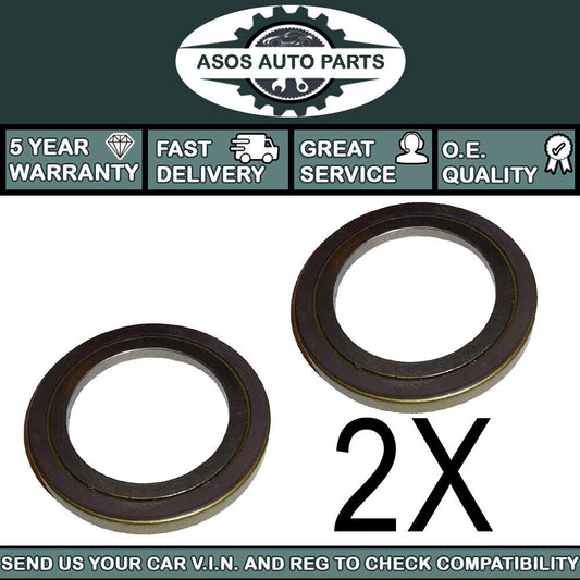 2X ABS MAGNETIC PICK UP RING FITS CHRYSLER 300C FRONT [2004-2012]